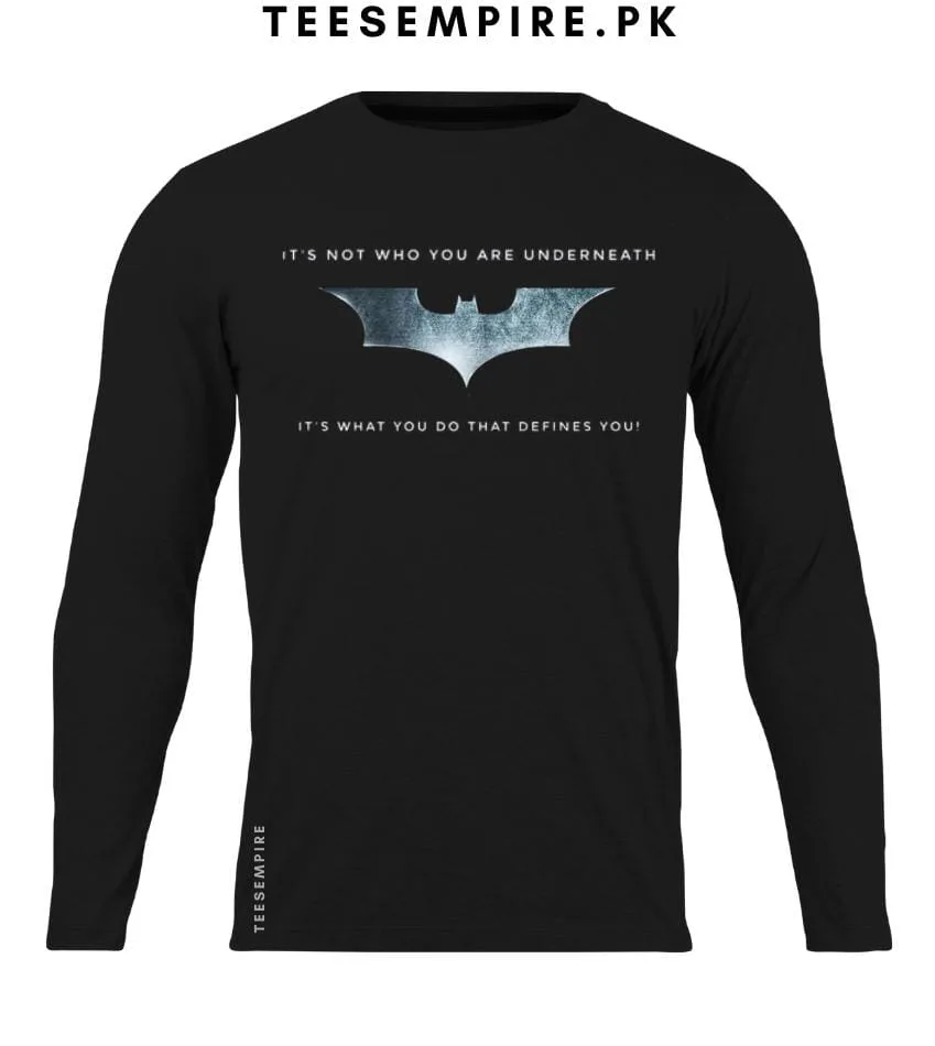 Black Batman Quote full Tee